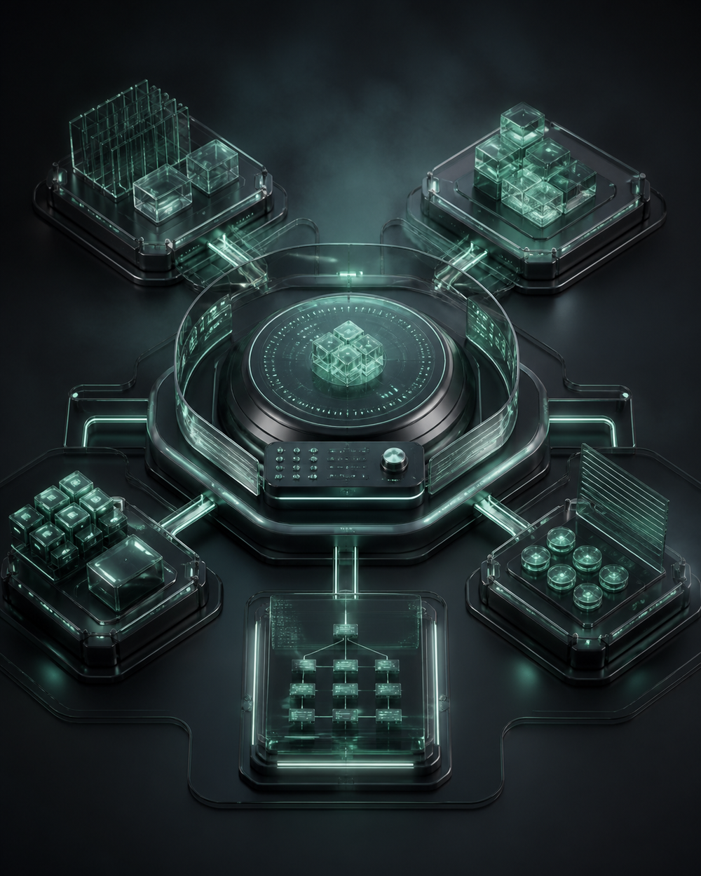 Abstract commerce command architecture for the Shopify Operations Command Centre