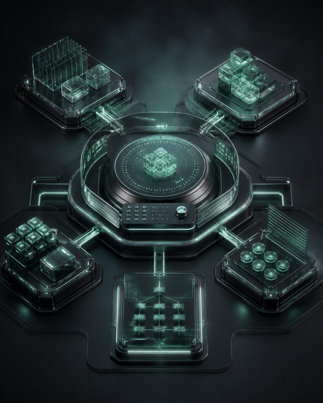 Abstract commerce command architecture for the Shopify Operations Command Centre